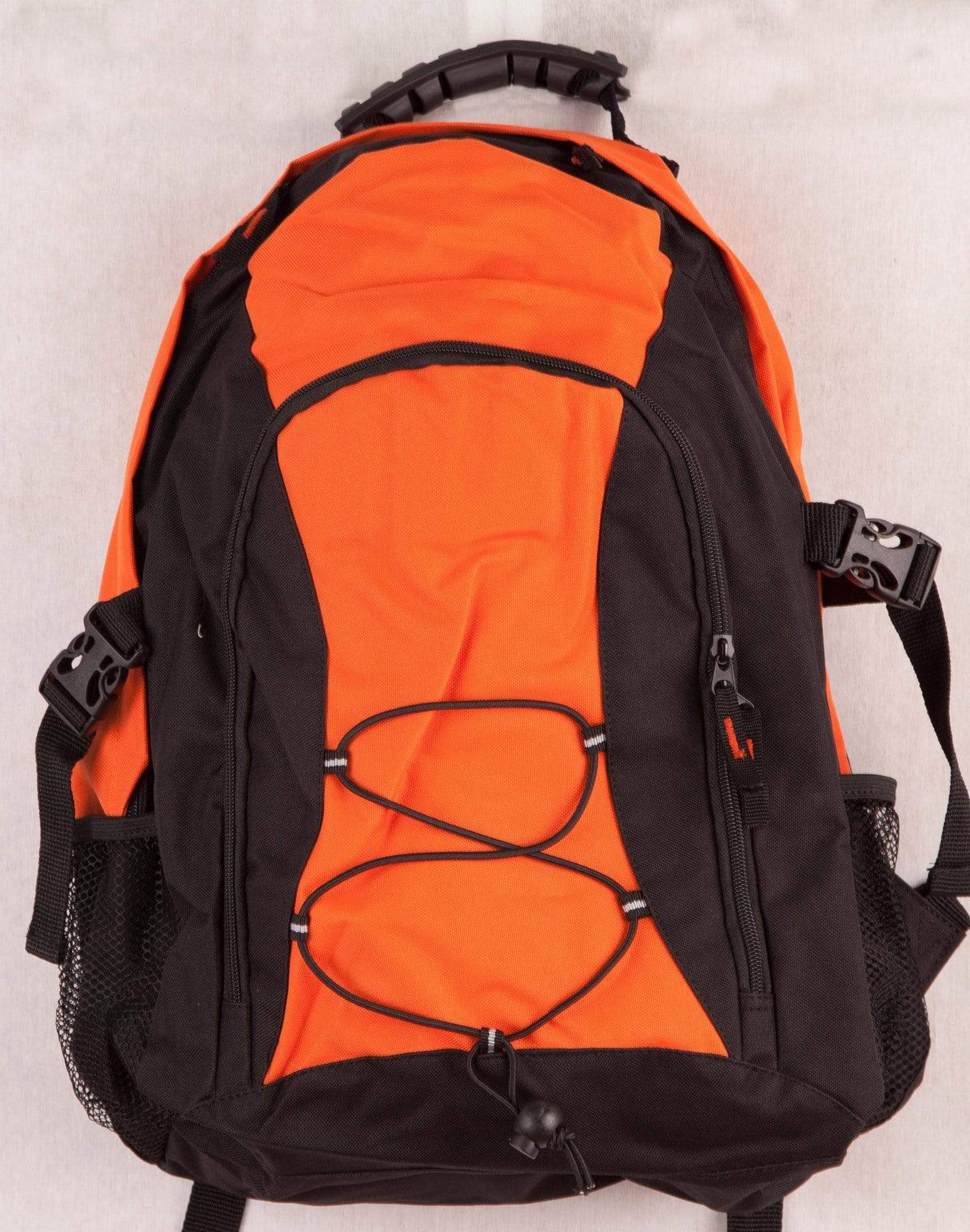 Smartpack Backpack B5002 Active Wear Winning Spirit Black/Orange "(w)39.5cm x (h)43cm x (d)19cm, Capacity: 23 Litres"